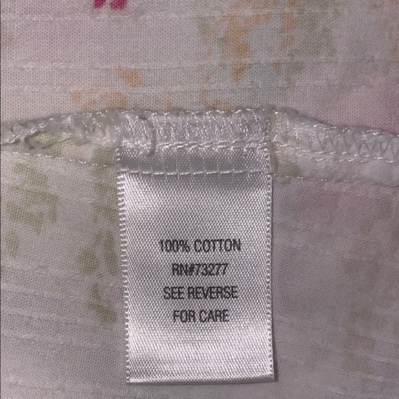 Croft & Barrow Floral Button Down Shirt - Pink and Green - Picture 8 of 8